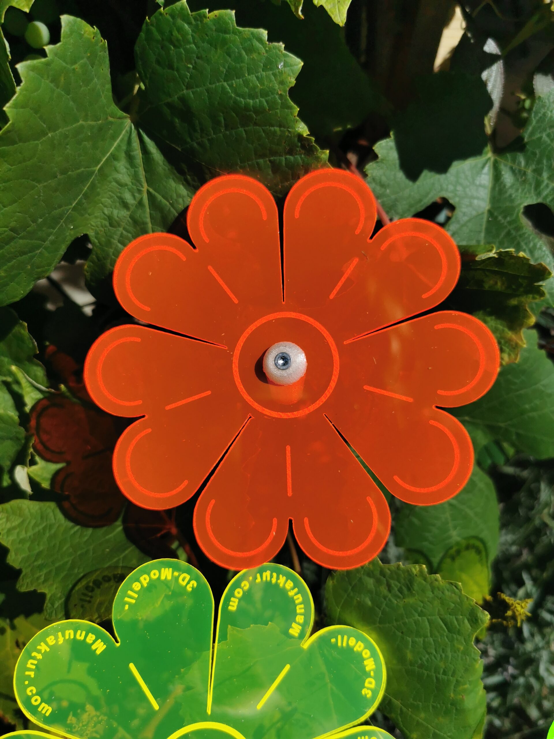 Sonnenfänger Blume bunt, 5er-Set – Bild 7