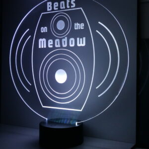Personalisierte Acryl LED-Lampe (Höhe: ca. 30 cm)