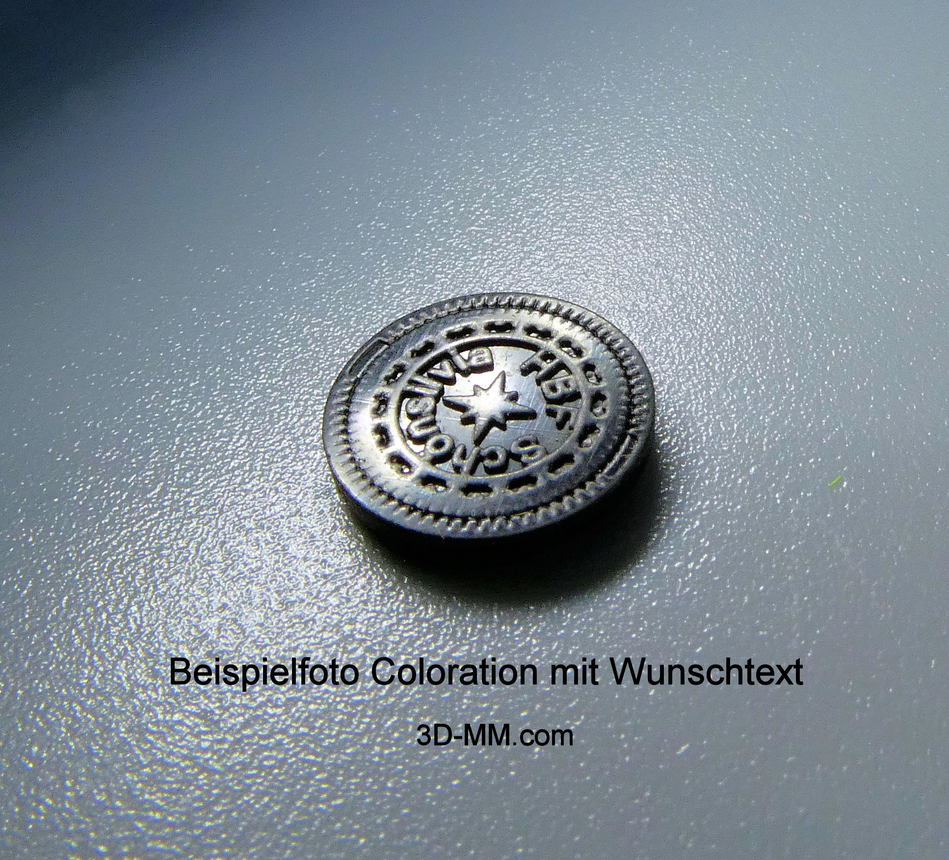 Gullideckel mit "Wunschtext"