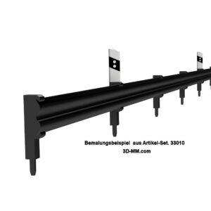 Leitplanken + Begrenzungspfosten (220 cm) Spur H0